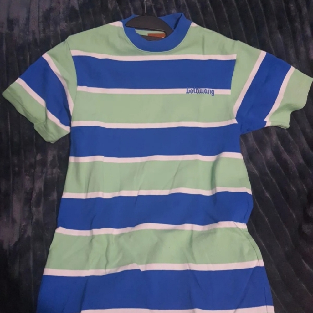 Golf Wang BIG STRIPE TEE -Blue/Green